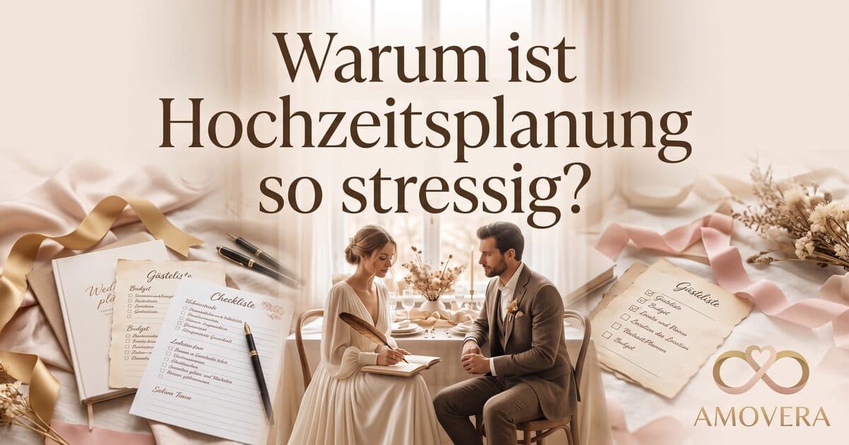 Stress bei der Hochzeitsplanung: 7 Ursachen und was hilft