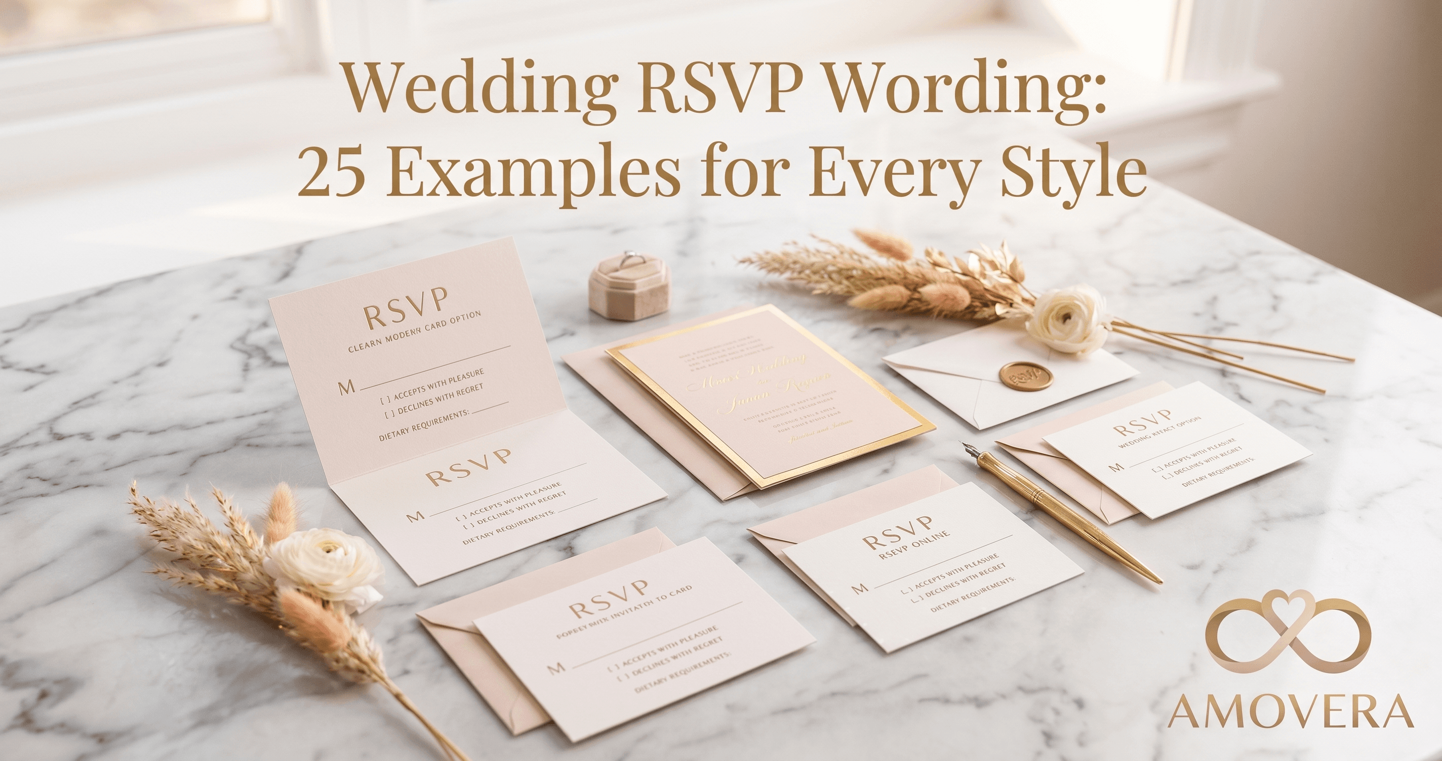 Wedding RSVP Wording: 25 Examples for Every Style
