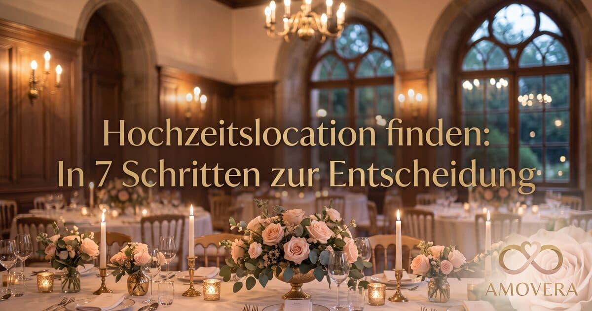 Hochzeitslocation finden: In 7 Schritten zur Entscheidung