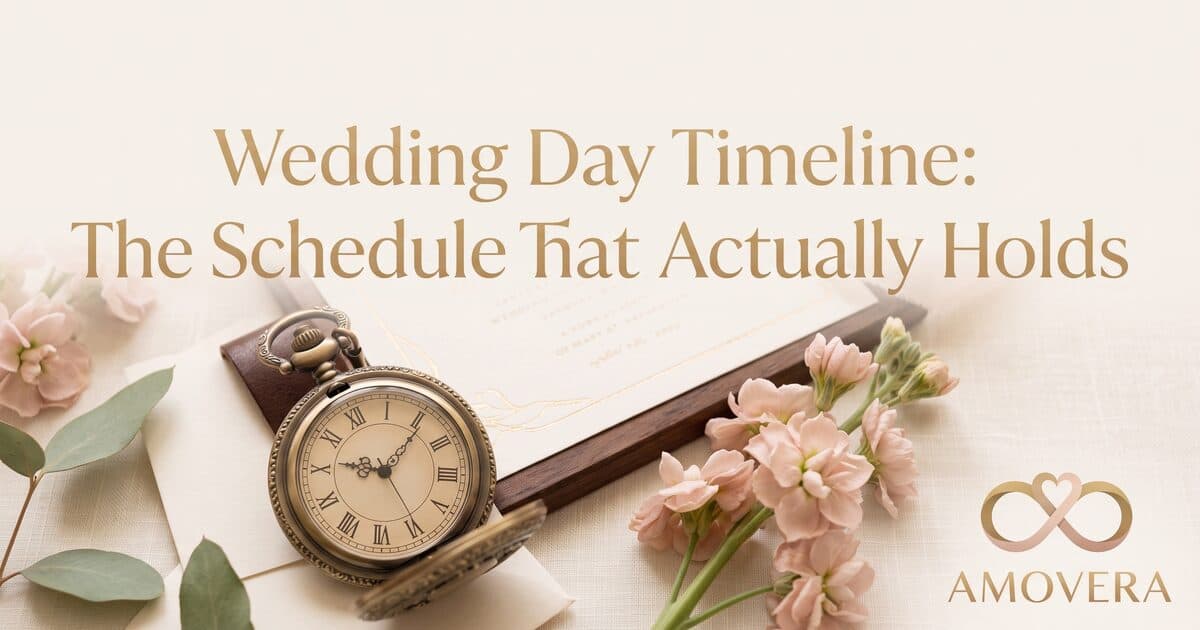 Wedding Day Timeline: The Schedule That Actually Holds